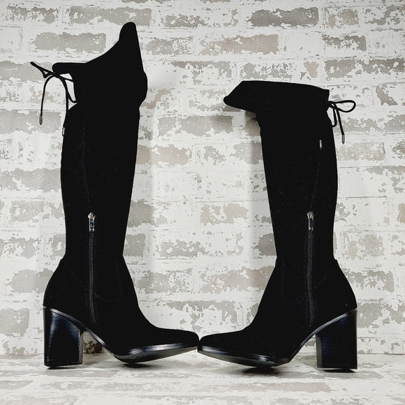 New Marc Fisher Mlokun Block Heel Over the knee Boots F56 - Picture 5 of 12